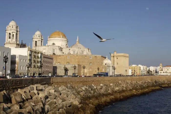Framed Print : Cadiz waterfront, Cadiz, Andalucia, Spain, Europe Framed Print : Cadiz waterfront, Cadiz, Andalucia, Spain, Europe