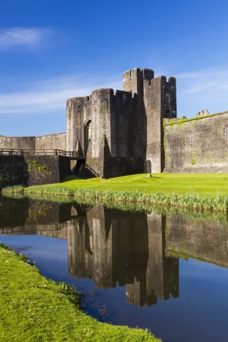 Framed Print : Caerphilly Castle, Gwent, Wales, United Kingdom, Europe