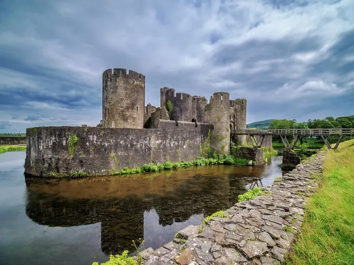 Framed Print : Caerphilly Castle and Moat, Caerphilly, Gwent, Wales, United Kingdom, Europe Framed Print : Caerphilly Castle and Moat, Caerphilly, Gwent, Wales, United Kingdom, Europe