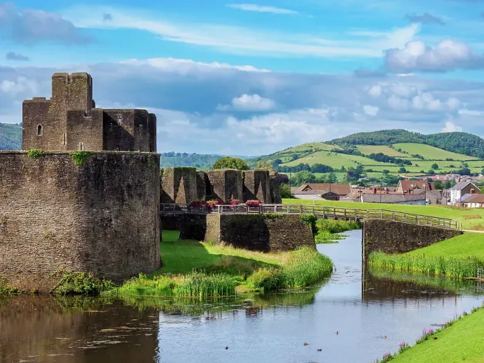 Framed Print : Caerphilly Castle and Moat, Caerphilly, Gwent, Wales, United Kingdom, Europe Framed Print : Caerphilly Castle and Moat, Caerphilly, Gwent, Wales, United Kingdom, Europe