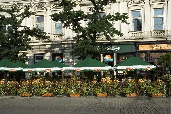 Cafe in the Main Market Square (Rynek Glowny)