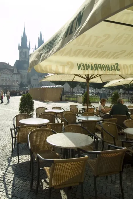 Framed Print : Cafe on the Main Square, Stare Mesto, Prague, Czech Republic, Europe Framed Print : Cafe on the Main Square, Stare Mesto, Prague, Czech Republic, Europe