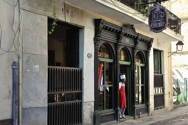 The Cafe O Reilly, established 1893, in Calle O Reilly in Havanas historic centre