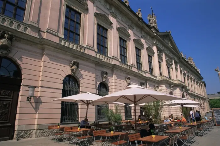 Framed Print : Cafe by the Zeughaus (Historical Museum) Framed Print : Cafe by the Zeughaus (Historical Museum)