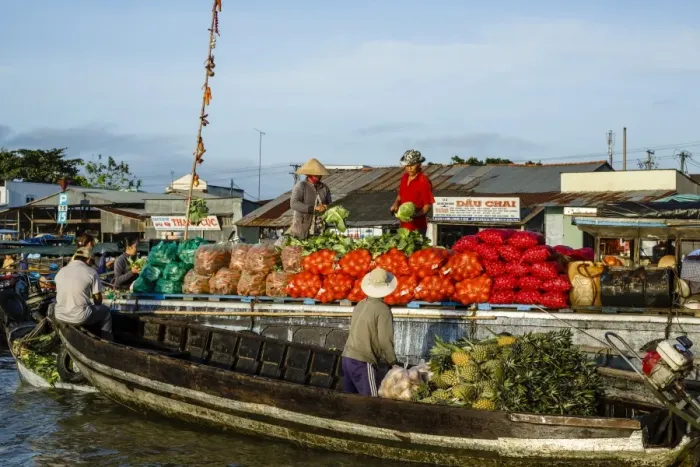 Framed Print : Cai Rang floating market at the Mekong Delta, Can Tho, Vietnam, Indochina, Southeast Asia, Asia Framed Print : Cai Rang floating market at the Mekong Delta, Can Tho, Vietnam, Indochina, Southeast Asia, Asia