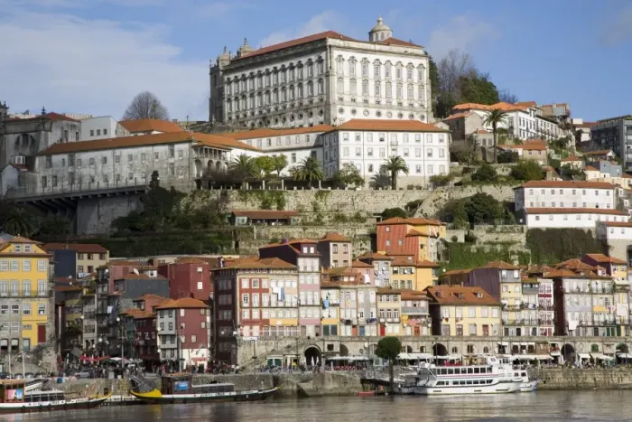 Framed Print : Cais de Ribeira waterfront Framed Print : Cais de Ribeira waterfront