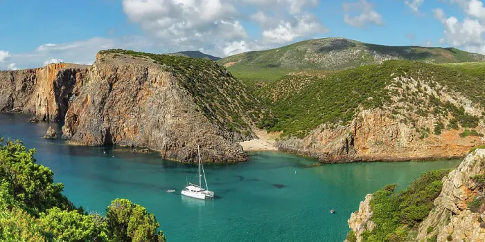 Framed Print : Cala Domestica, Buggerru, Costa Verde, Sulcis Iglesiente district, Sardinia, Italy, Mediterranean, Europe Framed Print : Cala Domestica, Buggerru, Costa Verde, Sulcis Iglesiente district, Sardinia, Italy, Mediterranean, Europe