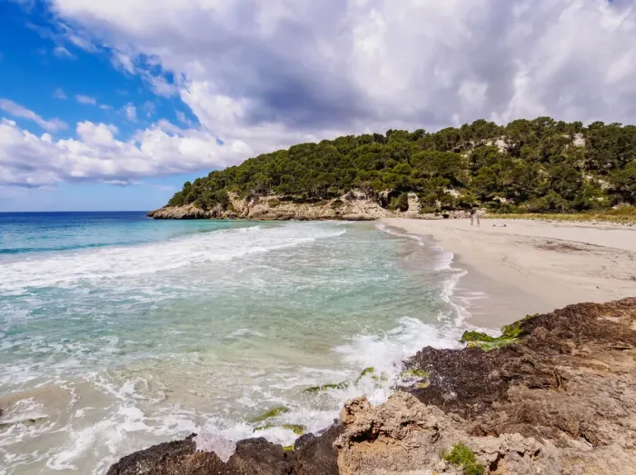 Framed Print : Cala Trebaluger, Trebaluger Bay, Menorca (Minorca), Balearic Islands, Spain