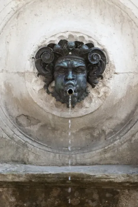 Framed Print : Calamo fountain (Fontana del Calamo) close up, Ancona, Marche, Italy Framed Print : Calamo fountain (Fontana del Calamo) close up, Ancona, Marche, Italy