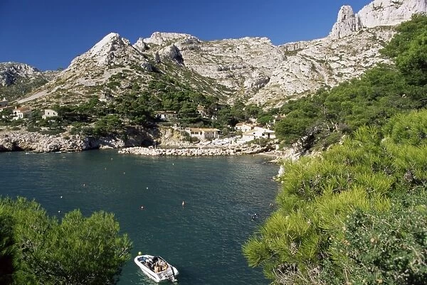 Calanque Sormiou, near Marseille, Bouches-du-Rhone, Provence, France, Mediterranean