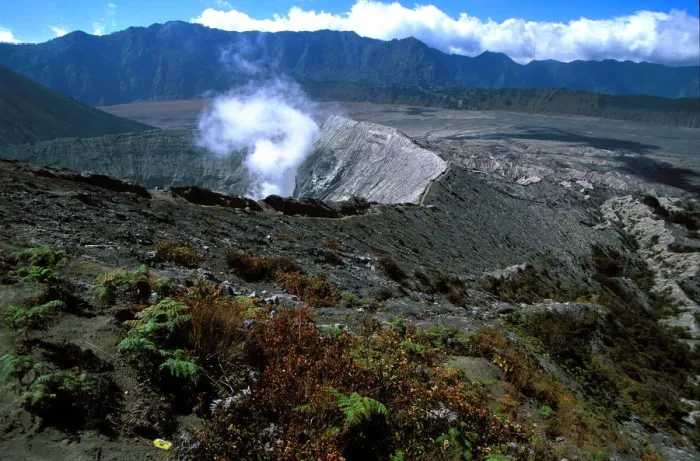 Framed Print : Caldeira and Bromo at 2329 m, and Semeru at 3676m, volcanoes on Java, Indonesia Framed Print : Caldeira and Bromo at 2329 m, and Semeru at 3676m, volcanoes on Java, Indonesia