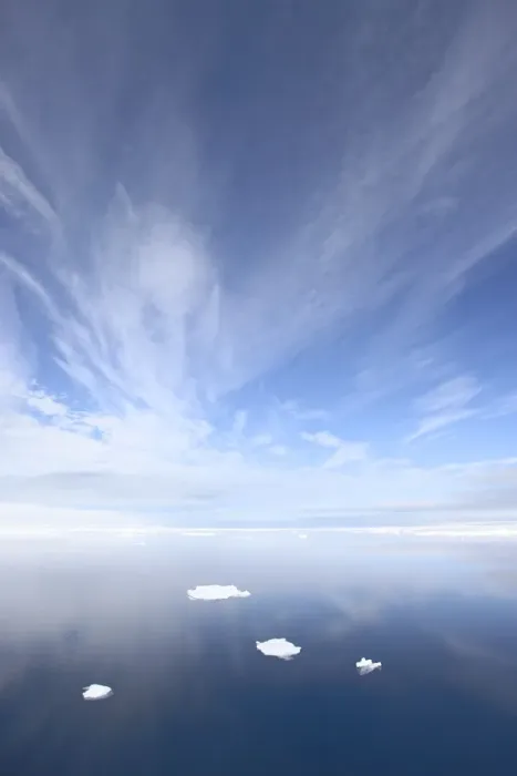 Framed Print : Calm water off the coast of Spitsbergen Island with Framed Print : Calm water off the coast of Spitsbergen Island with