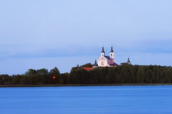 Former Camaldolese monastery, Lake Wigry, Wigry National Park, Poland, Europe