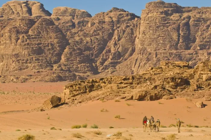 Framed Print : Camel caravan in the stunning desert scenery of Wadi Rum, Jordan, Middle East Framed Print : Camel caravan in the stunning desert scenery of Wadi Rum, Jordan, Middle East