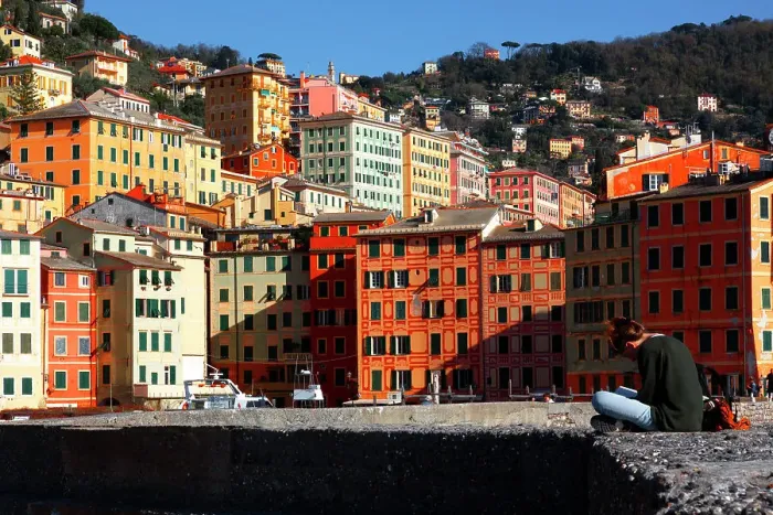 Framed Print : Camogli, a fishing village and tourist resort located on the west side of the peninsula of Portofino, Camogli, Liguria, Italy, Europe Framed Print : Camogli, a fishing village and tourist resort located on the west side of the peninsula of Portofino, Camogli, Liguria, Italy, Europe