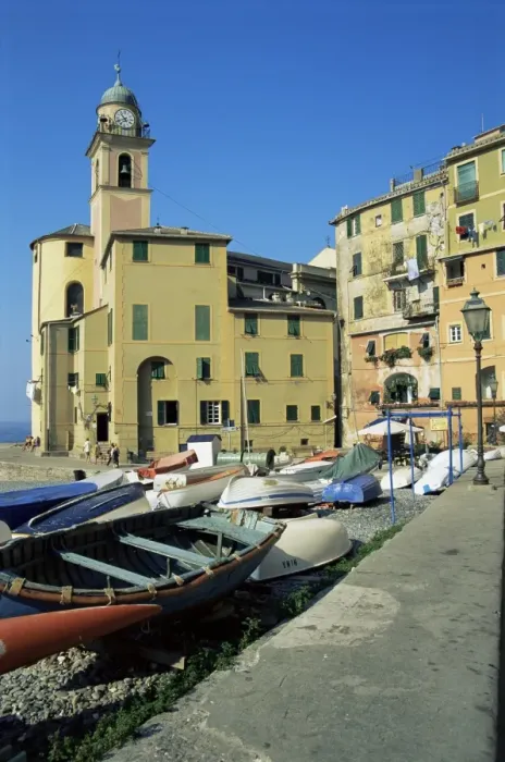 Framed Print : Camogli, Italian Riviera Framed Print : Camogli, Italian Riviera