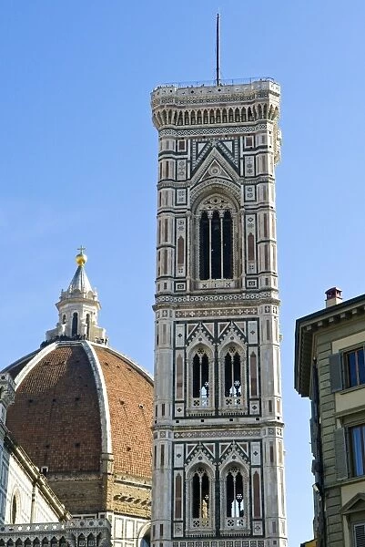 Campanile di Giotto and cathedral of Santa Maria del Fiore (Duomo), UNESCO World Heritage Site