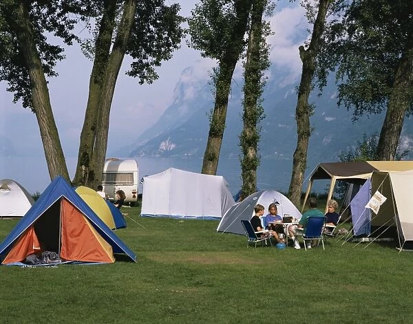 Camping at Wallensee