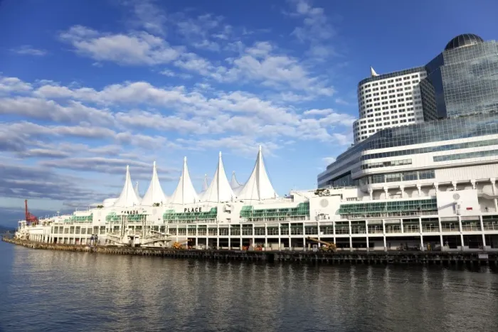 Framed Print : Canada Place, Downtown Vancouver waterfront, Vancouver, British Columbia Framed Print : Canada Place, Downtown Vancouver waterfront, Vancouver, British Columbia