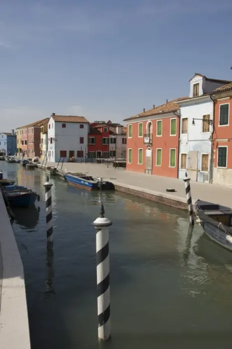 Framed Print : A canal with pastel coloured houses, Burano, Venetian Lagoon, Venice, Veneto Framed Print : A canal with pastel coloured houses, Burano, Venetian Lagoon, Venice, Veneto