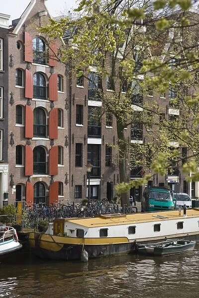 Canal scene on the Herengracht, Amsterdam, Netherlands, Europe