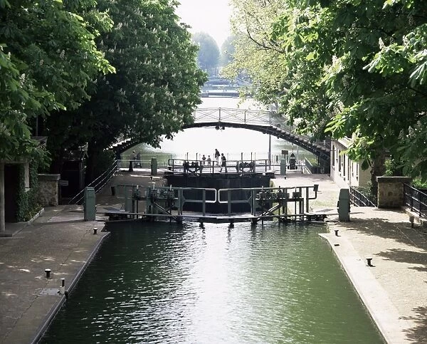 Canal St. Martin, Paris, France, Europe
