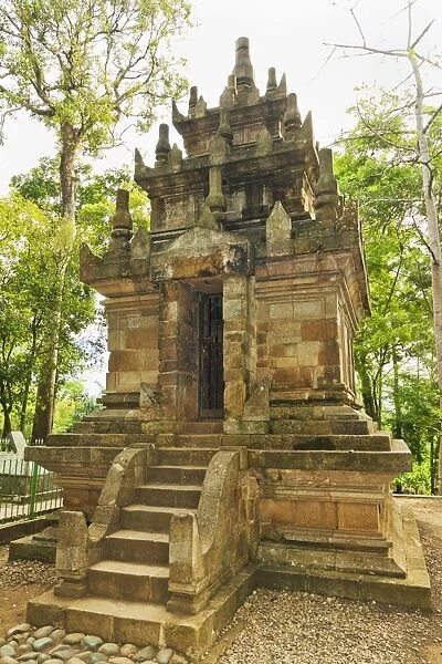 Candi Cangkuang, a small 8th century Hindu temple at Kampung Pulo, near Kecamatan Leles, Garut Regency, West Java, Indonesia, Southeast Asia, Asia