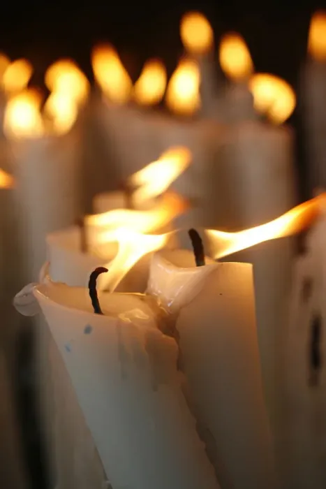 Framed Print : Candles at the Lourdes shrine, Lourdes, Hautes Pyrenees, France, Europe Framed Print : Candles at the Lourdes shrine, Lourdes, Hautes Pyrenees, France, Europe