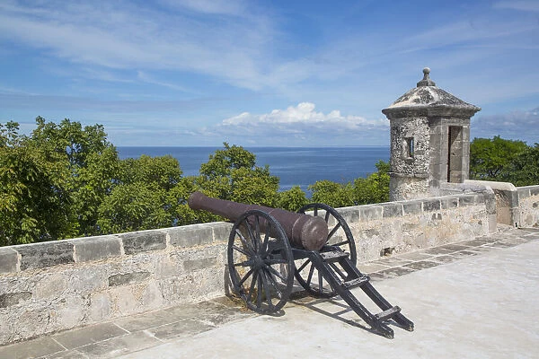 Cannon, Fort San Jose, Campeche, State of Campeche, Mexico, North America