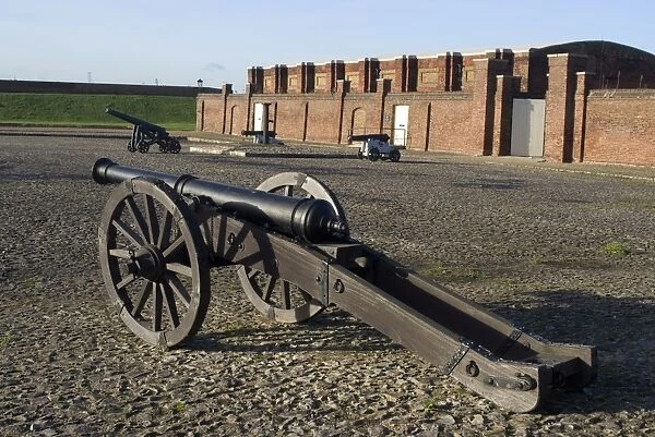Cannon at Tilbury Fort used from the 16th to the 20th century, Tilbury