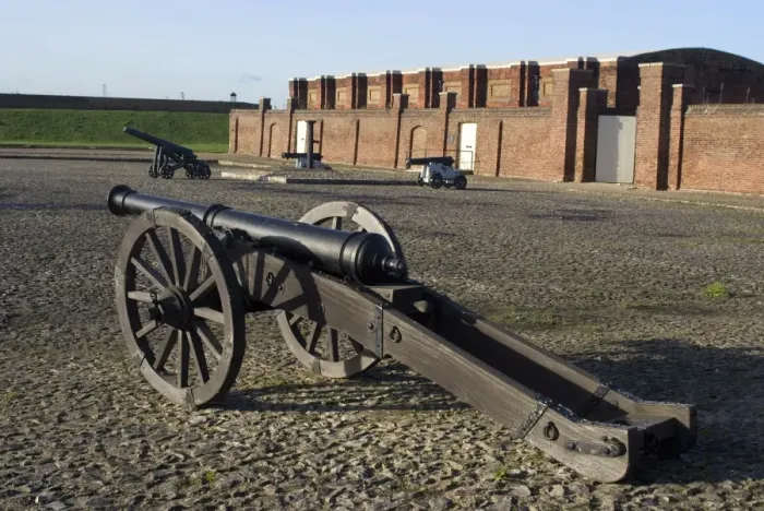 Framed Print : Cannon at Tilbury Fort used from the 16th to the 20th century, Tilbury Framed Print : Cannon at Tilbury Fort used from the 16th to the 20th century, Tilbury