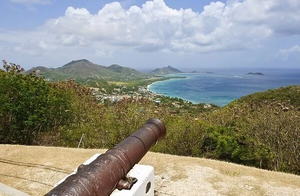 Cannons on Carriacou, Grenada, Windward Islands, West Indies, Caribbean, Central America