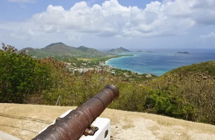Framed Print : Cannons on Carriacou, Grenada, Windward Islands, West Indies, Caribbean, Central America Framed Print : Cannons on Carriacou, Grenada, Windward Islands, West Indies, Caribbean, Central America