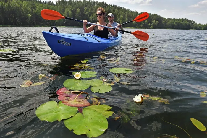 Framed Print : Canoe trip among the nenufars (Nymphaea) on the lake Asekas around Ginuciai, Aukstaitija National Park, Lithuania, Europe Framed Print : Canoe trip among the nenufars (Nymphaea) on the lake Asekas around Ginuciai, Aukstaitija National Park, Lithuania, Europe