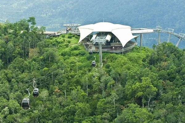 Canopy cable car tour, Langkawi Island, Malaysia, Southeast Asia, Asia