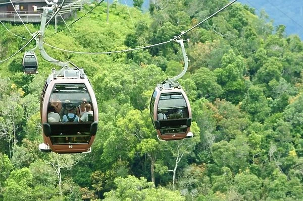 Canopy cable car tour, Langkawi Island, Malaysia, Southeast Asia, Asia