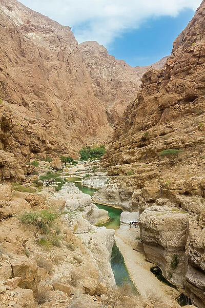 Canyon at Wadi Shaab, Oman, Middle East