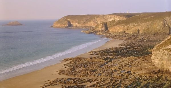 Cap Frehel, Cotes d Armor, Emerald Coast near St. Malo, Brittany, France, Europe