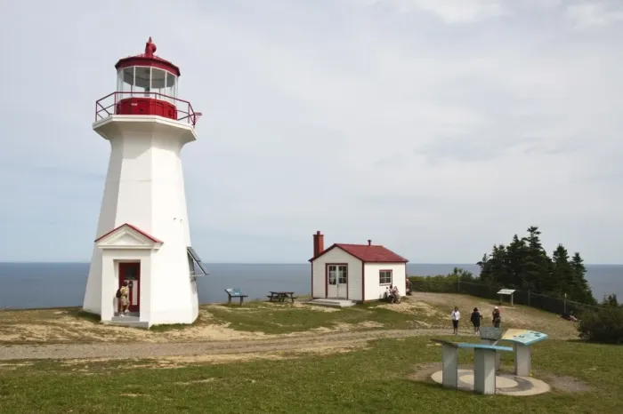 Framed Print : Cape Gaspe Lighthouse in Parc National du Canada Forillon (Forillon National Park) Framed Print : Cape Gaspe Lighthouse in Parc National du Canada Forillon (Forillon National Park)
