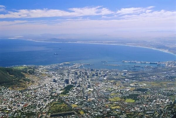 Cape Town viewed from Table Mountain