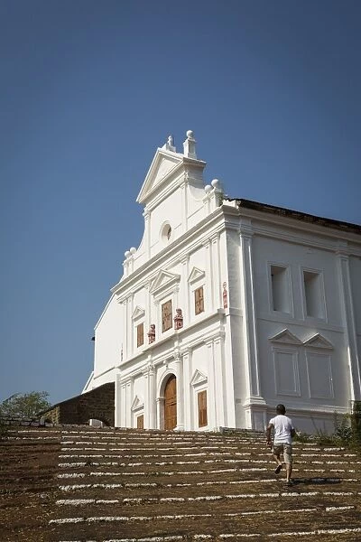 Capello Do Monte (Mount Mary church), Old Goa, UNESCO World Heritage Site, Goa, India, Asia