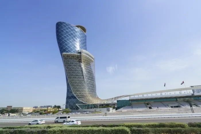 Framed Print : Capital Gate, sometimes called the leaning tower of Abu Dhabi, United Arab Emirates Framed Print : Capital Gate, sometimes called the leaning tower of Abu Dhabi, United Arab Emirates