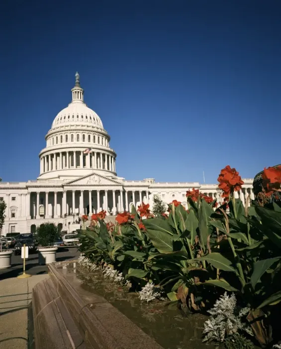 Framed Print : The Capitol Building from the east, Washington D Framed Print : The Capitol Building from the east, Washington D