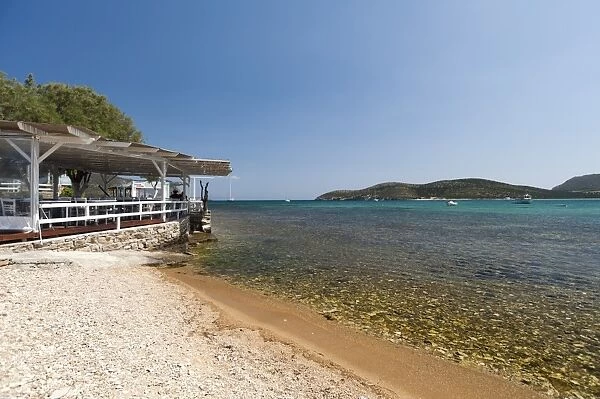 Captain Pipinos Tavern in Agios Georgios, Antiparos island, Southern Aegean sea, Cyclades