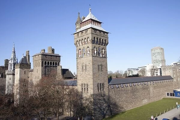 Cardiff Castle, Wales, United Kingdom, Europe