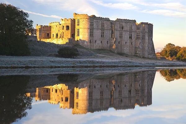 Carew Castle, Pembrokeshire, West Wales, Wales, United Kingdom, Europe