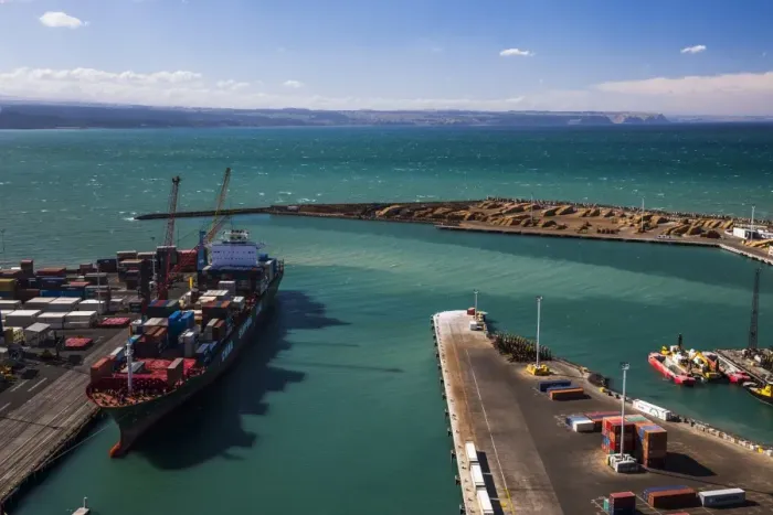 Framed Print : Cargo Ship in Napier Port, Hawkes Bay Region, North Island, New Zealand, Pacific Framed Print : Cargo Ship in Napier Port, Hawkes Bay Region, North Island, New Zealand, Pacific