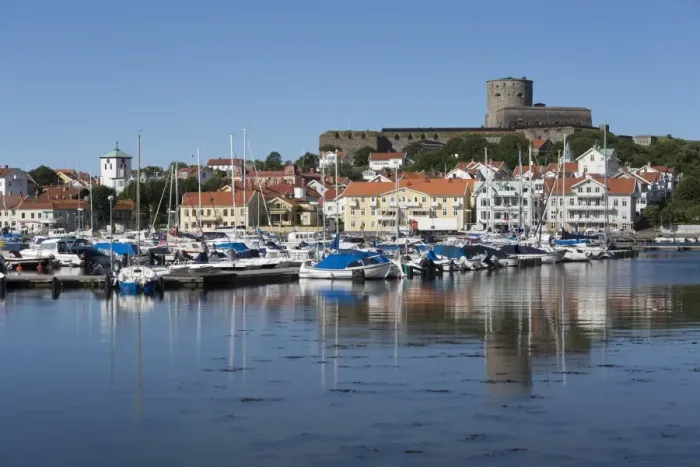 Framed Print : Carlstens fortress and harbour, Marstrand, Bohuslan Coast, southwest Sweden, Sweden Framed Print : Carlstens fortress and harbour, Marstrand, Bohuslan Coast, southwest Sweden, Sweden