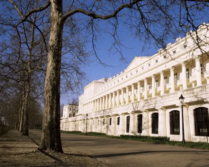 Framed Print : Carlton House Terrace, built by John Nash circa 1830, The Mall, London Framed Print : Carlton House Terrace, built by John Nash circa 1830, The Mall, London