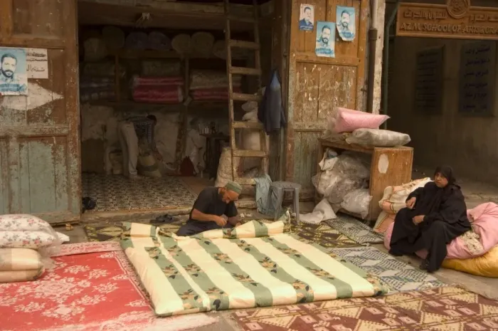 Framed Print : Carpet makers Framed Print : Carpet makers